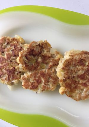 ❤︎幼児食❤︎玉ねぎたっぷりハンバーグ♡-レシピのメイン写真