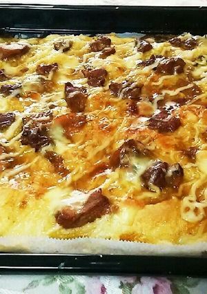 発酵なし！超簡単！絶品照り焼きチキンピザ-レシピのメイン写真