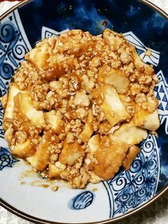 厚揚げのそぼろあんかけ-レシピのメイン写真