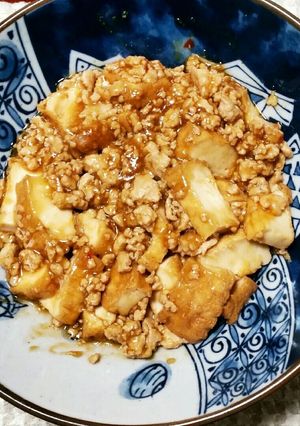 厚揚げのそぼろあんかけ-レシピのメイン写真