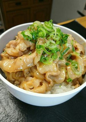 甘辛うま〜っ♪!!豚バラのマヨ照り丼☆-レシピのメイン写真