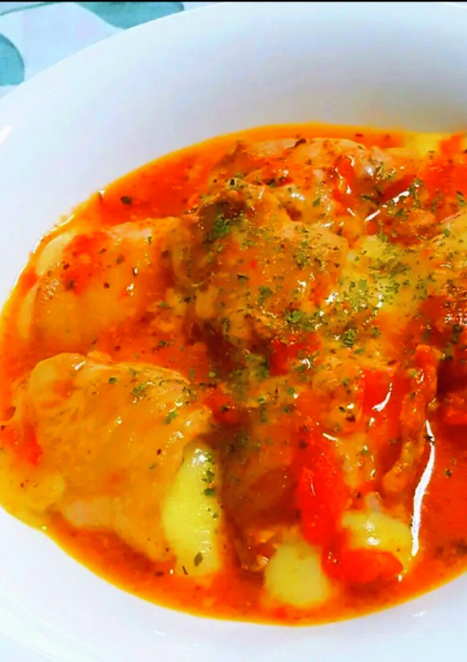 とろりん豚肉チーズ巻き✿トマトソース炒め-レシピのメイン写真