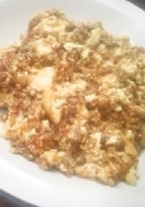 レトルトおかずの「麻婆カレー丼」-レシピのメイン写真
