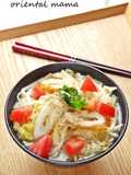 冷凍茹でキャベツともやしのダイエット麺