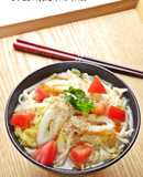 冷凍茹でキャベツともやしのダイエット麺