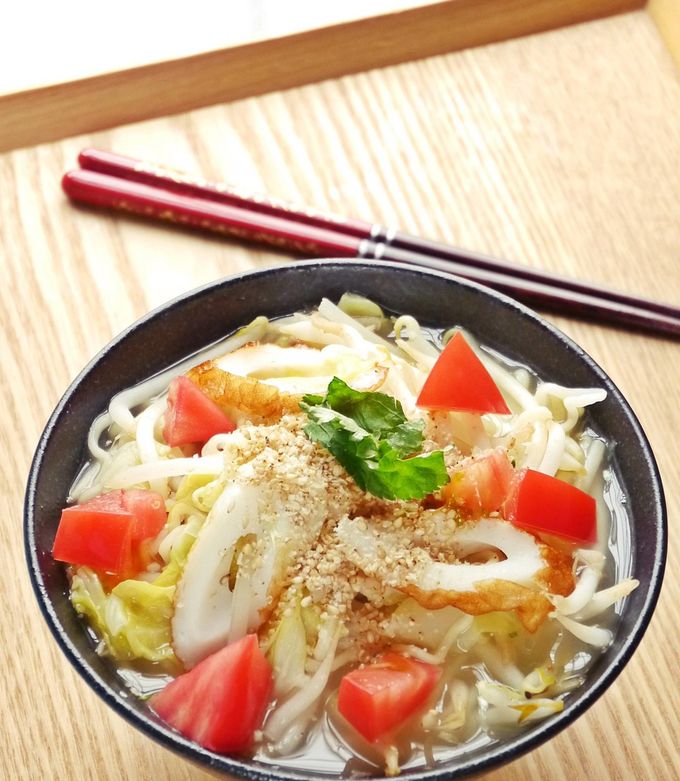 冷凍茹でキャベツともやしのダイエット麺-レシピのメイン写真