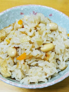 新生姜とお豆の炊き込みご飯-レシピのメイン写真