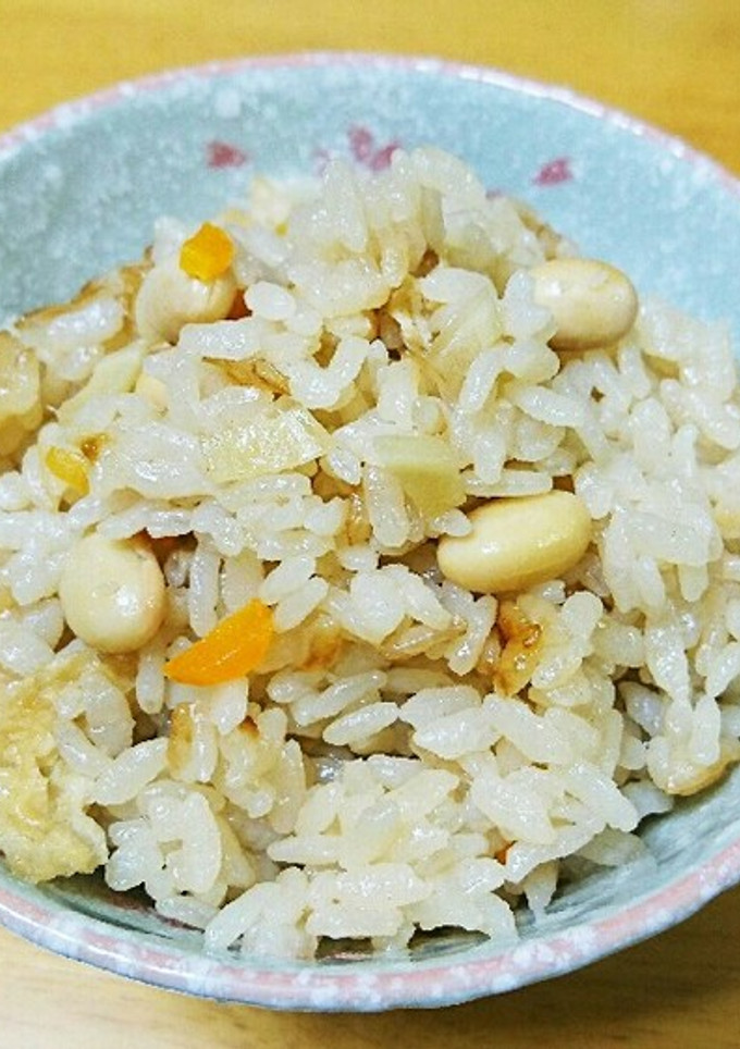 新生姜とお豆の炊き込みご飯-レシピのメイン写真