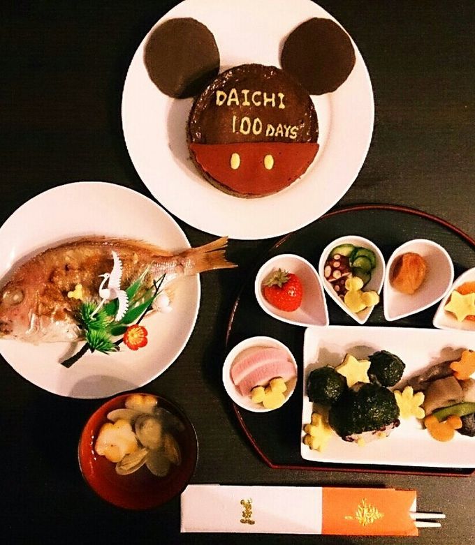 お食い初めメニュー☆ミッキー御膳-レシピのメイン写真