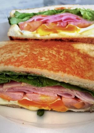 フライパンで簡単ホットサンド-レシピのメイン写真