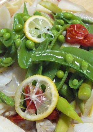 あさりと春野菜のホットサラダ-レシピのメイン写真