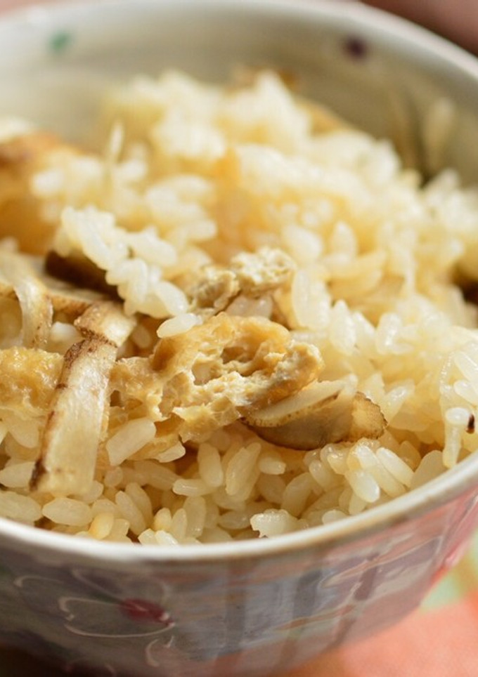 ごぼうと油揚げの炊き込みご飯-レシピのメイン写真