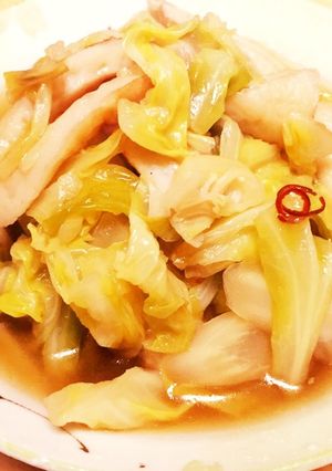 春キャベツとちくわのほっこり煮-レシピのメイン写真