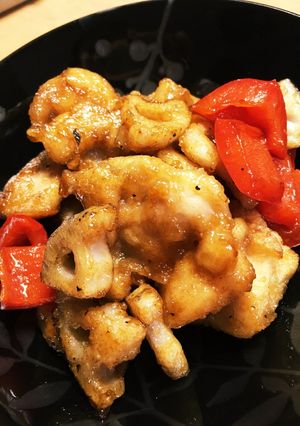 簡単！蓮根と鶏もものバターポン酢-レシピのメイン写真