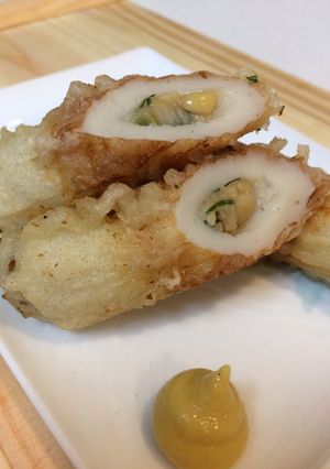 口金で簡単♪納豆入りちくわ天-レシピのメイン写真