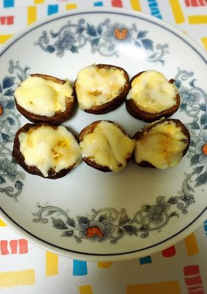 椎茸のマヨトースト(*^^*)-レシピのメイン写真