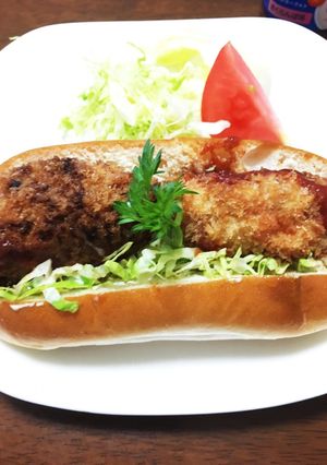 コロッケパン-レシピのメイン写真