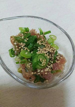 絶品！マグロのなめろう！-レシピのメイン写真