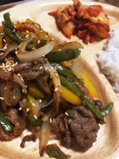 簡単♪牛肉のプルコギ風炒め-レシピのメイン写真