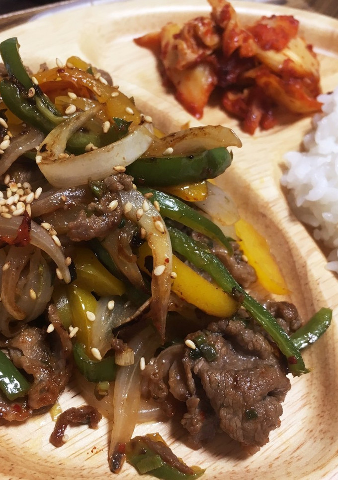 簡単♪牛肉のプルコギ風炒め-レシピのメイン写真