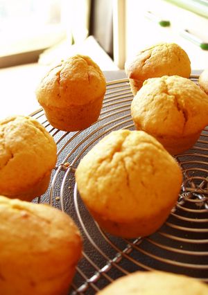 しっとり～かぼちゃマフィン-レシピのメイン写真