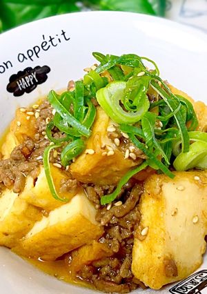 厚揚げのそぼろ餡かけ-レシピのメイン写真