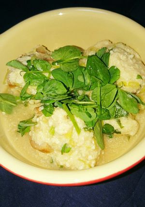 ヘルシー！豆腐ボールのスープ！-レシピのメイン写真