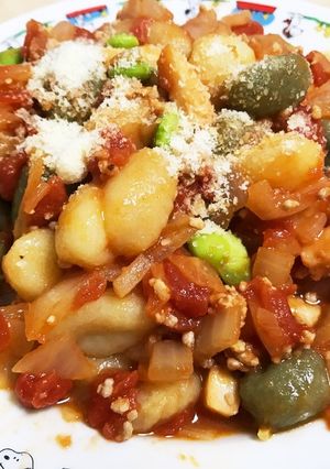 カットトマトソースのニョッキ-レシピのメイン写真
