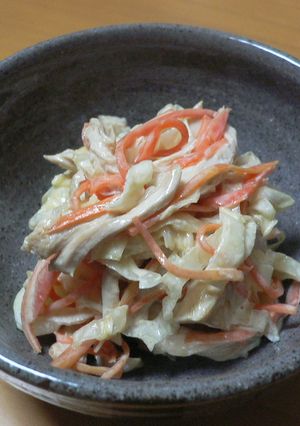 鶏肉と野菜の胡麻ソース和え-レシピのメイン写真
