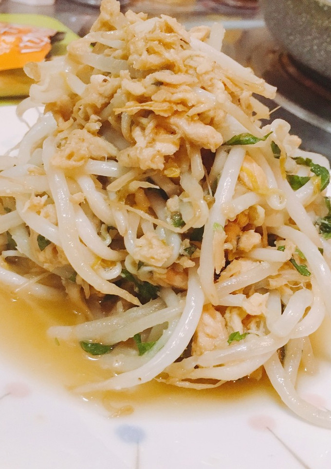 簡単に作れる！『もやしとシソのおつまみ』-レシピのメイン写真