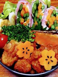 ニンニクの芽と人参のベーコンチーズ巻き♪-レシピのメイン写真