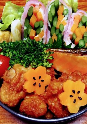 ニンニクの芽と人参のベーコンチーズ巻き♪-レシピのメイン写真