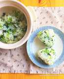 小松菜の混ぜごはん(青菜ごはん)♪