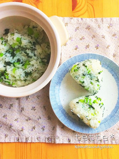 小松菜の混ぜごはん(青菜ごはん)♪-レシピのメイン写真