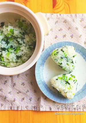 小松菜の混ぜごはん(青菜ごはん)♪-レシピのメイン写真
