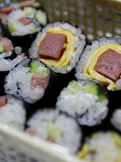 スパムの細巻き3種類-レシピのメイン写真