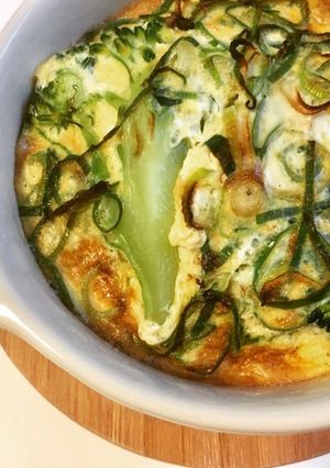 あっさり！ネギハムコーンの簡単キッシュ風-レシピのメイン写真