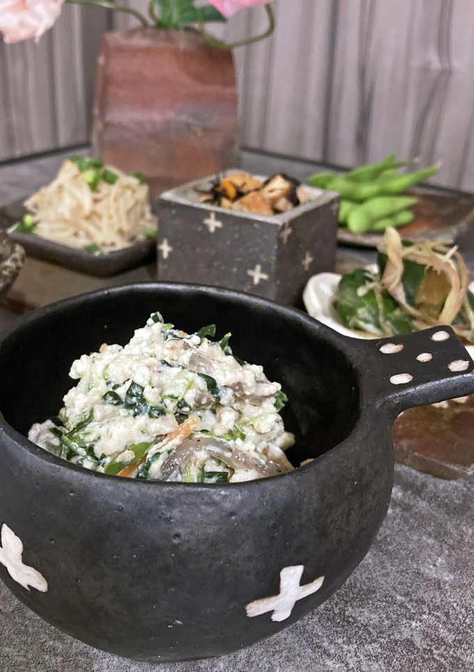 簡単ほうれん草の白和え ☆☆☆-レシピのメイン写真