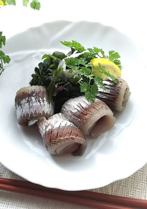 鰯の一本造りと骨煎餅-レシピのメイン写真