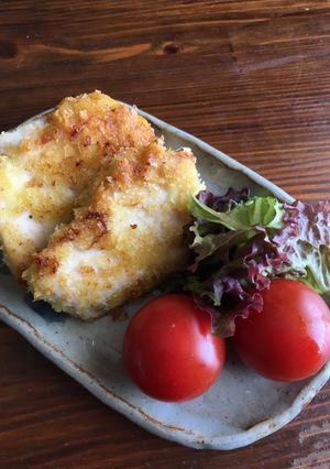 鶏胸肉☆蒸し鶏の余りで…簡単チキンカツ！-レシピのメイン写真