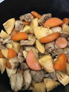 たけのこと鶏肉の煮物-レシピのメイン写真