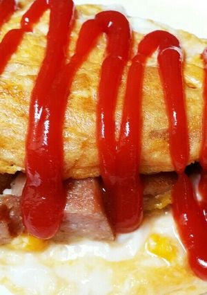 スパムオムレツ-レシピのメイン写真