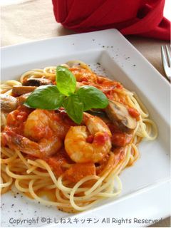 アメリケーヌソースの海老パスタ-レシピのメイン写真