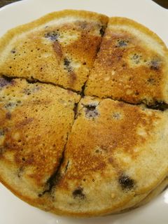 全粒粉入り☆ブルーベリーのパンケーキ-レシピのメイン写真