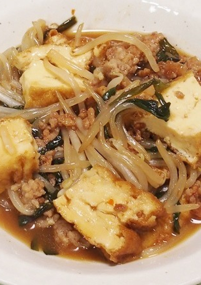 厚揚げともやしの中華炒め-レシピのメイン写真
