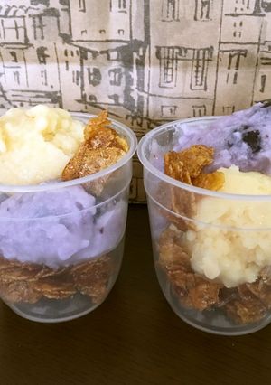 口どけアイスクリーム ~コーンを添えて~-レシピのメイン写真