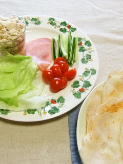 みんなで巻き巻き!野菜の米粉クレープ-レシピのメイン写真