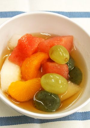 春の味わい、和風フルーツポンチ-レシピのメイン写真