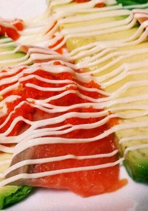 サムライ特製アボカドと鮭のマヨビーム❤-レシピのメイン写真