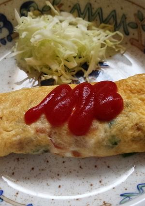 いつものオムレツ！-レシピのメイン写真
